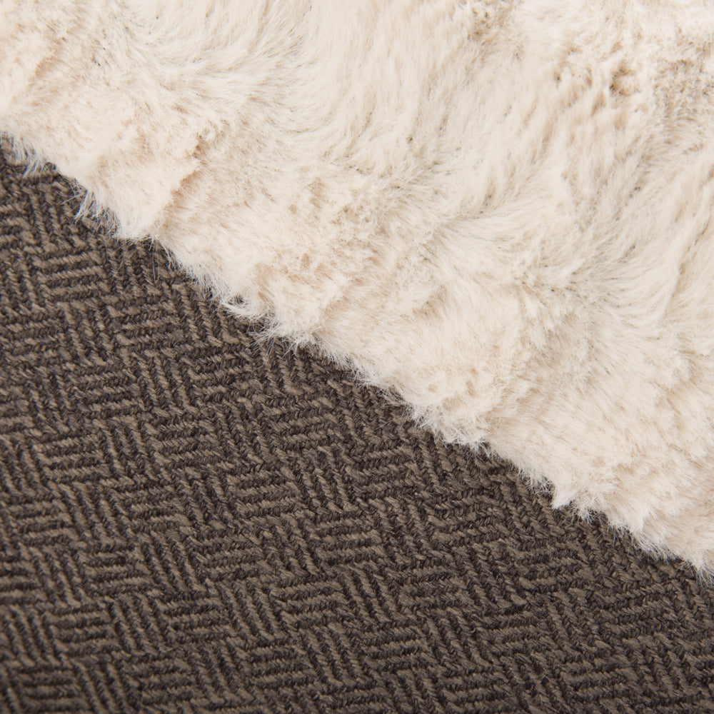 Ellen Donut Dog Bed (in Tan, Pink or Grey) by Scruffs